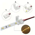 Uzatvárací konektor s vodičom pre LED pásiky 8mm