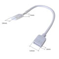 Káblová spojka RGB LED pásik CLIP 10mm na 4-pin ovládač, 15cm