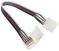 Zaklapávacia spojka s vodičom pre LED pásy RGBW, 14cm