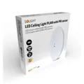 LED stropné svietidlo PLAIN s PIR senzorom, 18W, 1260lm, 3000K, okrúhle pr. 33cm