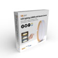 LED osvetlenie s diaľkovým ovládačom Larios White, 48W, 3360lm, 39cm