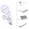 USB žiarovka 5W 350lm biela teplá
