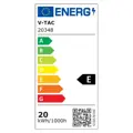 Lineárne LED svietidlo V-TAC 20W 4000K Samsung čip, 60cm