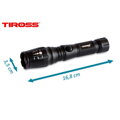 Profi ručné LED svietidlo TIROSS TS1154 10W ZOOM
