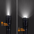 Ručné nabíjacie svietidlo SOLIGHT WN37 1400lm ZOOM