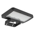 LED solárne svetlo so senzorom, 5W, 500lm, 4000K, čierne
