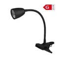 LED svietidlo so štipcom 4W 320lm 4000K,  čierne