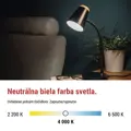 LED stolná lampa TARA, čierna