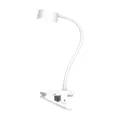 LED stolná nabíjacia lampička, 2W, 210lm, 3CCT, biela, clip