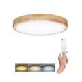 LED stropné svietidlo SOLIGHT WO8010 60W 49cm Solid Oak, stmievateľné