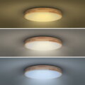 LED stropné svietidlo SOLIGHT WO8010 60W 49cm Solid Oak, stmievateľné