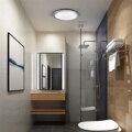 LED osvetlenie Acate, IP54, 18W, 1620lm, 3CCT, 22cm, strieborná