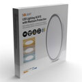 LED osvetlenie Acate, IP54, 18W, 1620lm, 3CCT, 22cm, strieborná