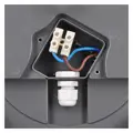 LED osvetlenie so senzorom SIENA sivá 20W 1500lm 4000K IP54 23cm