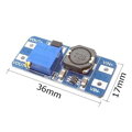 Napájací modul MT3608, step-up menič 2-24V 2A