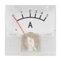 Ampérmeter analógový mini, 5A DC s bočníkom