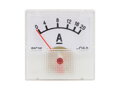 Ampérmeter analógový mini 20A  DC s bočníkom