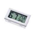 Digitálny panelový teplomer a vlhkomer, biely