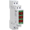 Voltmeter na DIN lištu 60-450VAC trojfázový