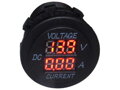 Panelový voltmeter + ampérmeter 8-30VDC / 0-20A