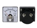 Analógový voltmeter 30 VDC, štvorec
