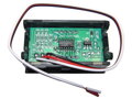 Digitálny panelový voltmeter 0-30V, 3 vývody, LED červený