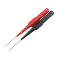 Ihlové hroty pre multimetre, pripojenie na banánik, červená+čierna