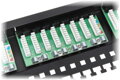 Patchpanel 24x RJ45 cat5 s vyväzovaním