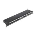 Patchpanel 24xRJ45 FTP cat6 s vyväzovaním