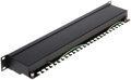 Patchpanel 24xRJ45 FTP cat6 s vyväzovaním