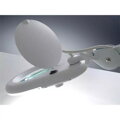 Stolná lampa s lupou 5D 56xSMD LED s podstavou