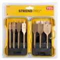 Sada plochých vrtákov Strend Pro, do dreva, 10-32 mm, bal. 7 ks 