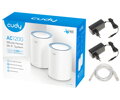 MESH systém WI-FI 6 M1200 2.4Ghz, 5Ghz,  574 Mbps + 2402 Mbps CUDY (2Pack)