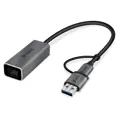 Adaptér YENKEE YTC 013 USB-A/C na RJ45