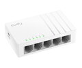 Switch GS105U 5-portový, 1000 Mbps, CUDY, USB-C, biely