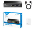 POE switch 4-portový CUDY 10/100Mbps LAN+WAN