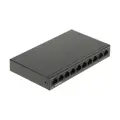 Switch POE 10-portový, 8xPOE 100Mbps, 2x Uplink 100Mbps, 88W