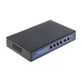 POE switch 6-portový 60W (4x POE LAN 100Mbps + 2x Uplink 100Mbps)
