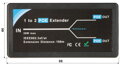 Extender POE switch PFT1320 (1xPOE IN / 2x POE OUT)
