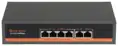 POE switch 4-portový 60W + 2xLAN