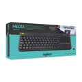 Bezdrôtová klávesnica s touchpadom Logitech® K400 Plus, CZ/SK