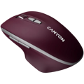 USB optická myš Canyon CNS-CMSW21BR, 1600DPI, bordová