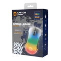 Herná USB myška Canyon GM-728 Braver, 800-12800DPI, 7 tlačidiel