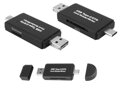 Čítačka kariet 5v1 SD/microSD, USB / USB-C / microUSB