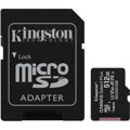 Karta microSDHC Kingston Class U1 UHS-I + adaptér, 512GB