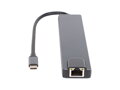 Multiadaptér USB-C s LAN, čítačka kariet,  HDMI, USB HUB, 100W