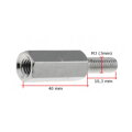 Dištančný stĺpik kovový M3 40mm K/Z