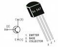 Tranzistor BC547B 45V/0,1A 0,5W