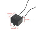 Rozbehový kondenzátor 10uF 450V CBB61 s vodičmi
