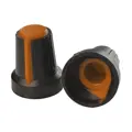 Krytka potenciometra AG2 6mm oska, oranžová